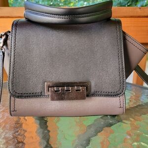 Zac Posen Colorblock Leather Satchel Handbag